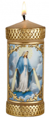 Our Lady of Grace Small Devotional Candle